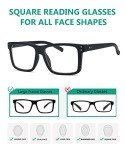 Eyekepper 5-Pack Oversized Square Reading Glasses