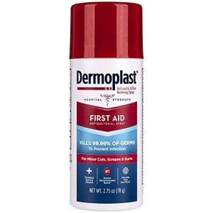 Dermoplast First Aid Spray, Analgesic & Antiseptic Spray for Minor Cuts, Scrapes and Burns, 2.75 Ounce (Packaging May Vary)