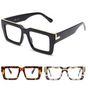 3 Pack Oprah Style Blue Light Blocking Readers