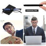 Folding Blue Light Blocking Reading Glasses - 1.5x