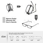 Folding Blue Light Blocking Reading Glasses - 1.5x
