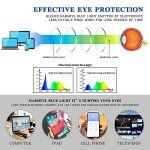 5 Pack Blue Light Blocking Reading Glasses