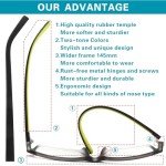4 Pack Blue Light Blocking Reading Glasses 1.75