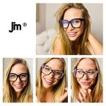 3 Pack Oversized Blue Light Blocking Reading Glasses