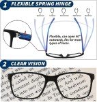 Men's Blue Light Blocking Reading Glasses - 3 Pack