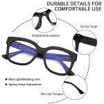 3 Pack Oversized Blue Light Blocking Reading Glasses