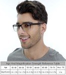 Men's 4-Pack Stylish Blue Light Reading Glasses