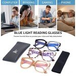 3 Pack Oversized Blue Light Blocking Reading Glasses
