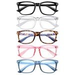5 Pack Blue Light Blocking Reading Glasses