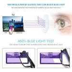 6 Pack Blue Light Blocking Reading Glasses