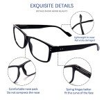 6 Pack Blue Light Blocking Reading Glasses