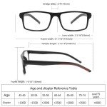 4 Pack Blue Light Blocking Reading Glasses