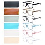 6 Pack Blue Light Blocking Reading Glasses