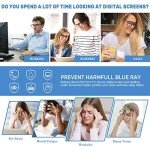 5 Pack Blue Light Blocking Reading Glasses