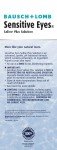 Bausch & Lomb Sensitive Eyes Saline Solution 355ml