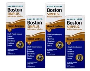 Bausch & Lomb Boston Simplus Solution, 3.5 oz, 4-Pack