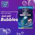 Clear Care Plus Cleaning Solution Twin Pack, 12 Oz