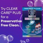 Clear Care Plus Cleaning Solution Twin Pack, 12 Oz