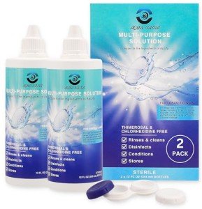 Aqua Naina Multi-Purpose Contact Lens Solution - 12 oz