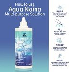 Aqua Naina Multi-Purpose Contact Lens Solution - 12 oz