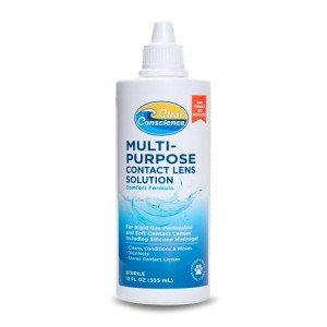 Clear Conscience Multi-Purpose Solution for Contacts, 12oz