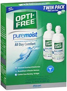 Opti-Free Puremoist Disinfecting Solution, 20 oz - 2 Pack