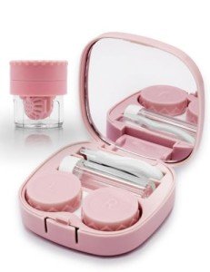 Vastsoon Cute Travel Contact Lens Case and Cleaner