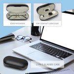 Portable 2-in-1 Contact Lens and Glasses Case