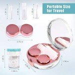 Portable Contact Lens Travel Kit with Cleaner Tools