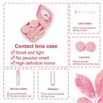 Colorful Mini Contact Lens Cases with Mirror (4pcs)