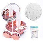 Portable Contact Lens Travel Kit with Cleaner Tools