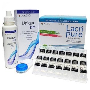 Menicon LacriPure Saline & Multi-Purpose Solution Bundle