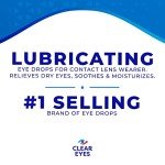 Clear Eyes Contact Lens Relief Drops - 0.5 Oz, 2 Pack
