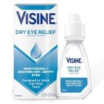 Visine Dry Eye Relief Lubricant Eye Drops, 0.5 oz