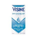 Visine Dry Eye Relief Lubricant Eye Drops, 0.5 oz