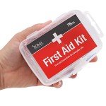 DMI 76-Piece First-Aid Kit, All-Purpose Use for Minor Cuts and Scrapes, Durable Water-Resistant Case, Convenient and Portable, FSA & HSA Eligible