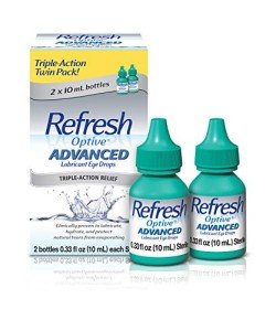 Refresh Optive Advanced Twin Pack Eye Drops