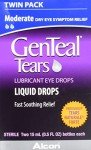 GenTeal Tears Eye Drops, Moderate Liquid Twin Pack