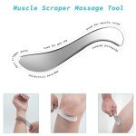 2-in-1 Stainless Steel Gua Sha Muscle Scraper Tool