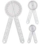 3-Piece Goniometer Set for Physical Therapy