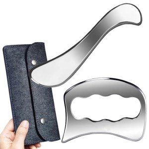 GYX COELE 2-in-1 Gua Sha Massage Tool Set