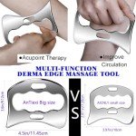 AnTiexi 3-in-1 Stainless Steel Muscle Scraper Set