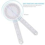 3-Piece Goniometer Set for Physical Therapy