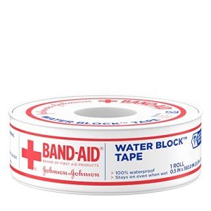 Band-Aid Waterproof Tape, 1/2 Inch