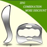 2-in-1 Stainless Steel Gua Sha Massage Tool Set