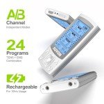 AUVON Dual Channel TENS EMS Muscle Pain Relief Device