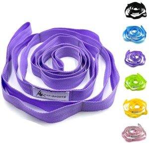 Yoga Strap with Loops for Therapy and Pilates