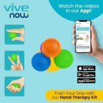 Vive Hand Therapy Squeeze Balls for Grip Strength