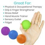 Vive Hand Therapy Squeeze Balls for Grip Strength