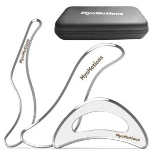 3-Piece Stainless Steel Muscle Scraper Tool Set